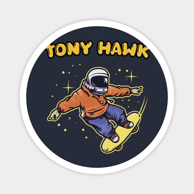Tony Hawk Astronaut Wardrobe Magnet by Hatorunato Art